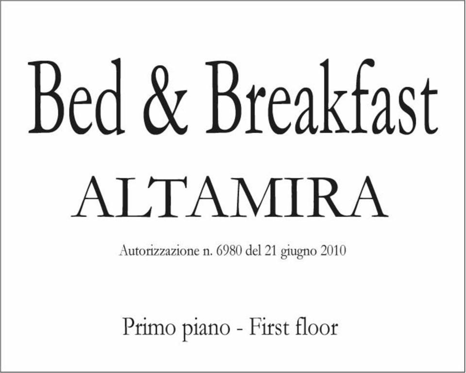 Altamira B&B Rzym Zewnętrze zdjęcie